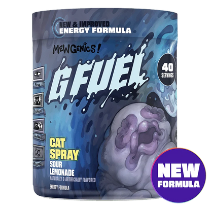 G Fuel Cat Spray 2.0 Tub - 40 Servings - Mewgenics