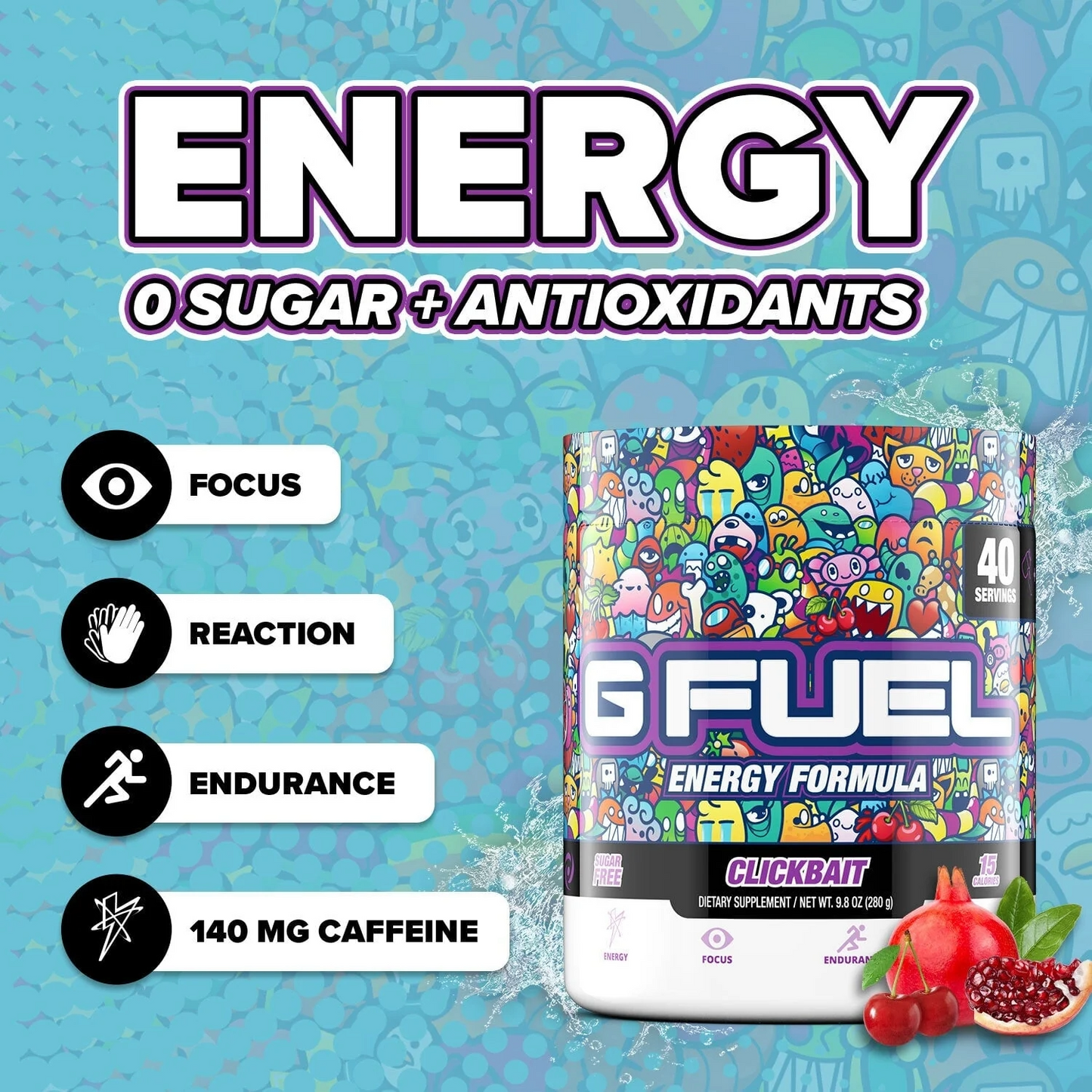 G Fuel Clickbait Tub - 40 Servings