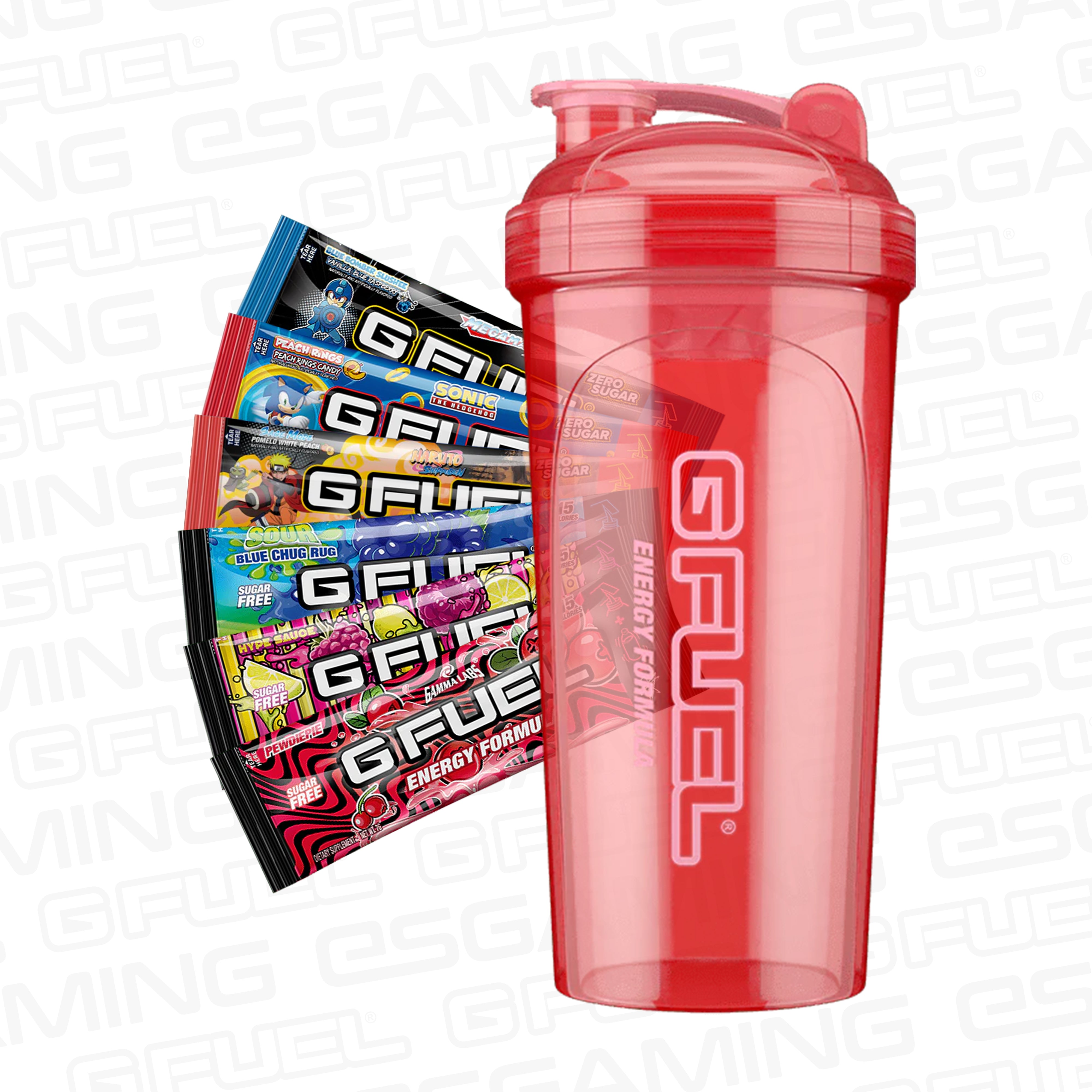 G Fuel The Colossal Red Starter Kit - 6 Sachets - Energy Drink ...