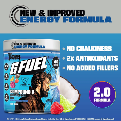 G Fuel Compound V 2.0 Tub - 40 Servings - The Boys