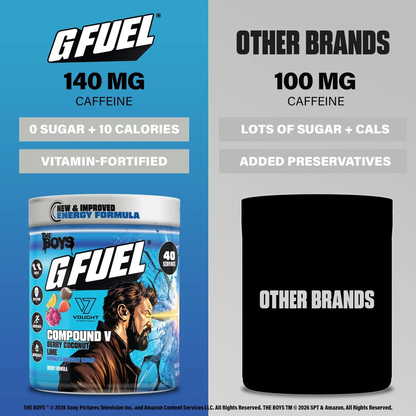 G Fuel Compound V 2.0 Tub - 40 Servings - The Boys