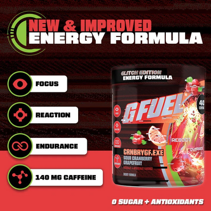 G Fuel Crnbrygf.exe 2.0 Tub - 40 Servings - Glitch Edition