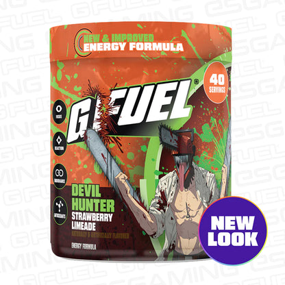 G Fuel Devil Hunter 2.0 Tub - 40 Servings - Chainsaw Man