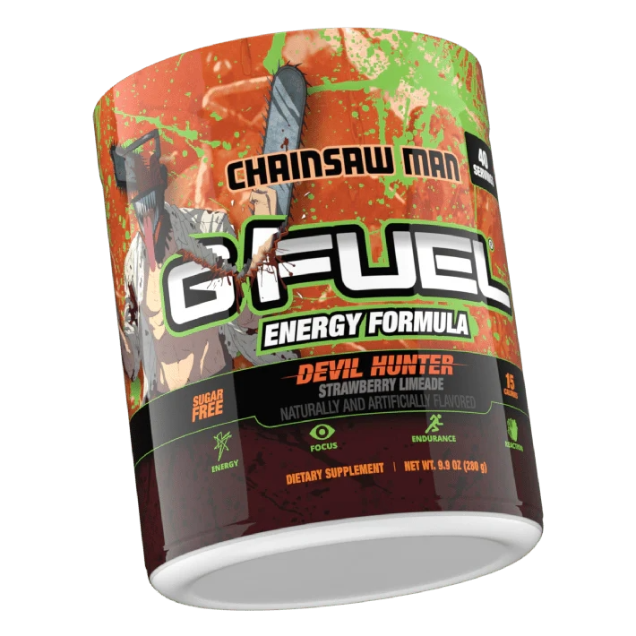 G Fuel Devil Hunter Tub - 40 Servings - Chainsaw Man