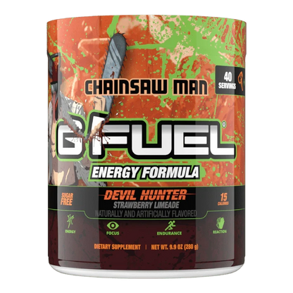 G Fuel Devil Hunter Tub - 40 Servings - Chainsaw Man