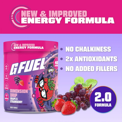 G Fuel Dimension Drip 2.0 Tub - 40 Servings