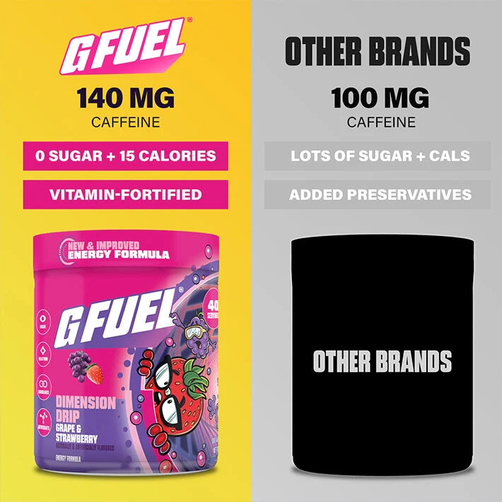 G Fuel Dimension Drip 2.0 Tub - 40 Servings