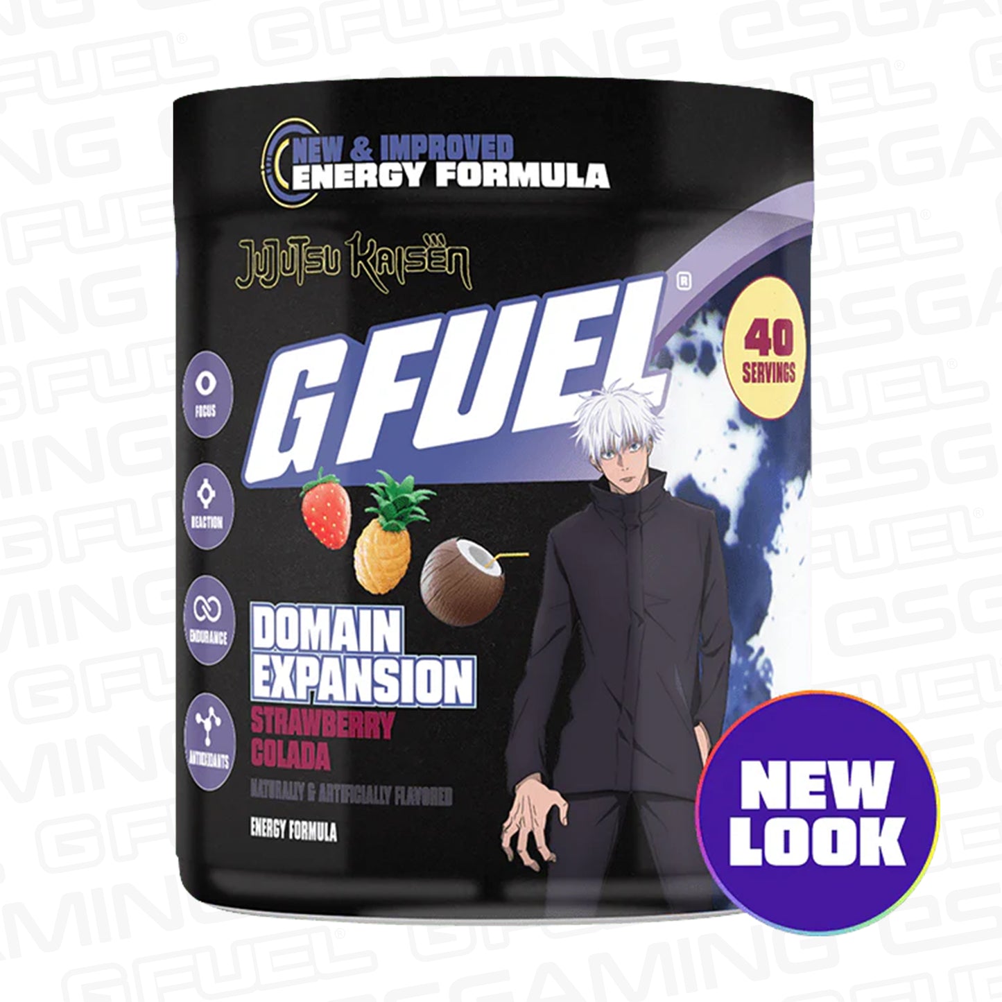 G Fuel Domain Expansion 2.0 Tub - 40 Servings - Jujutsu Kaisen