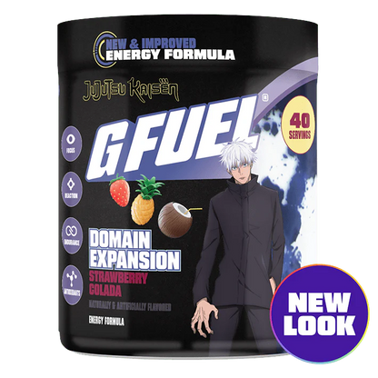 G Fuel Domain Expansion 2.0 Tub - 40 Servings - Jujutsu Kaisen