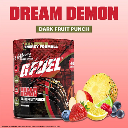 G Fuel Dream Demon 2.0 Tub - 40 Servings - Nightmare On Elm Street