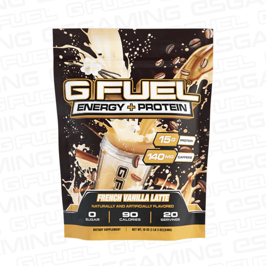 G Fuel French Vanilla Latte Energy + Protein - 20 Servings (PREORDER)