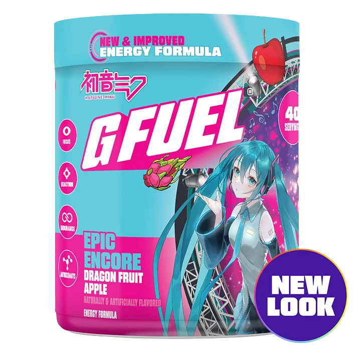 G Fuel Epic Encore 2.0 Tub - 40 Servings - Hatsune Miku