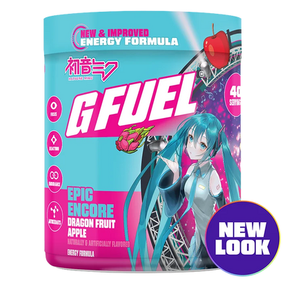 G Fuel Epic Encore 2.0 Tub - 40 Servings - Hatsune Miku