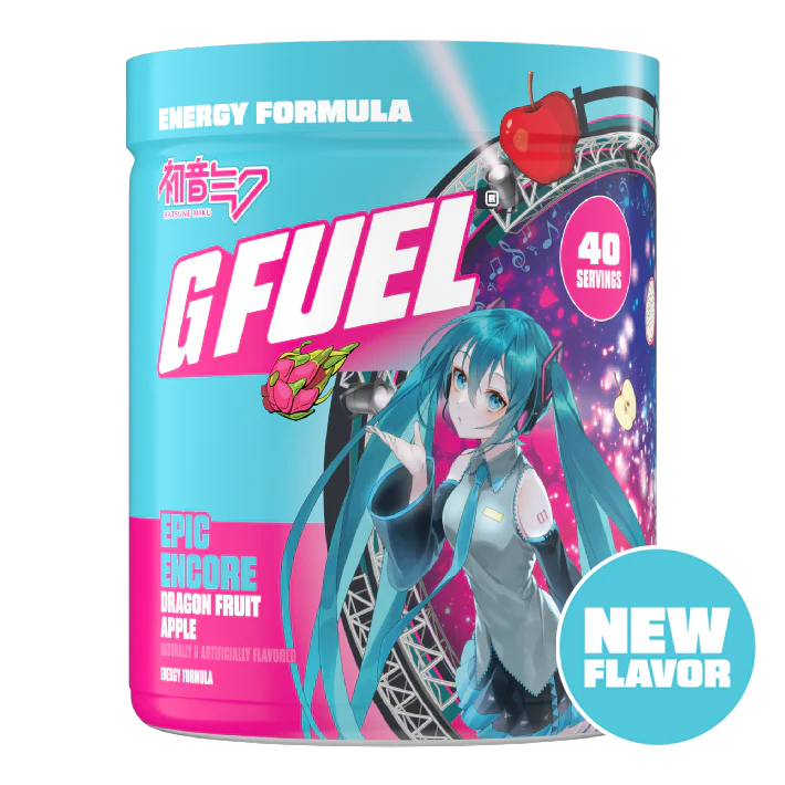 G Fuel Epic Encore 2.0 Tub - 40 Servings - Hatsune Miku