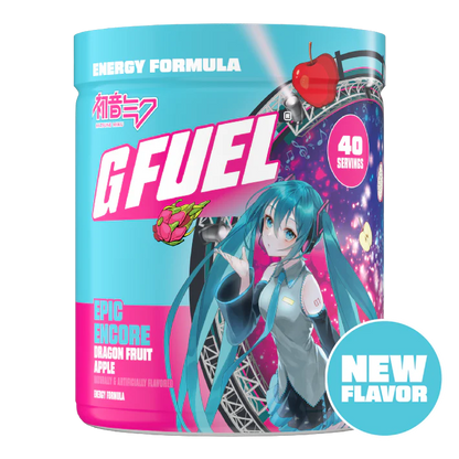 G Fuel Epic Encore 2.0 Tub - 40 Servings - Hatsune Miku