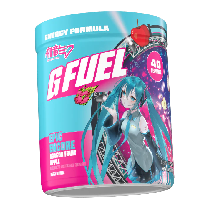 G Fuel Epic Encore 2.0 Tub - 40 Servings - Hatsune Miku