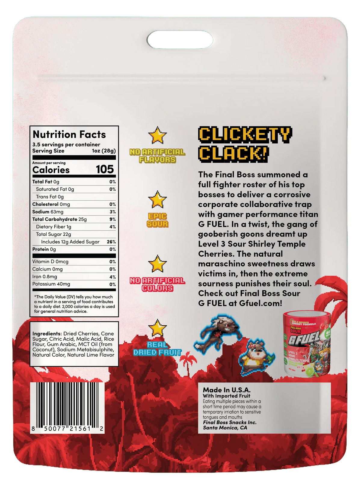 G Fuel Final Boss Sour Collector Box - Sour Final Boss