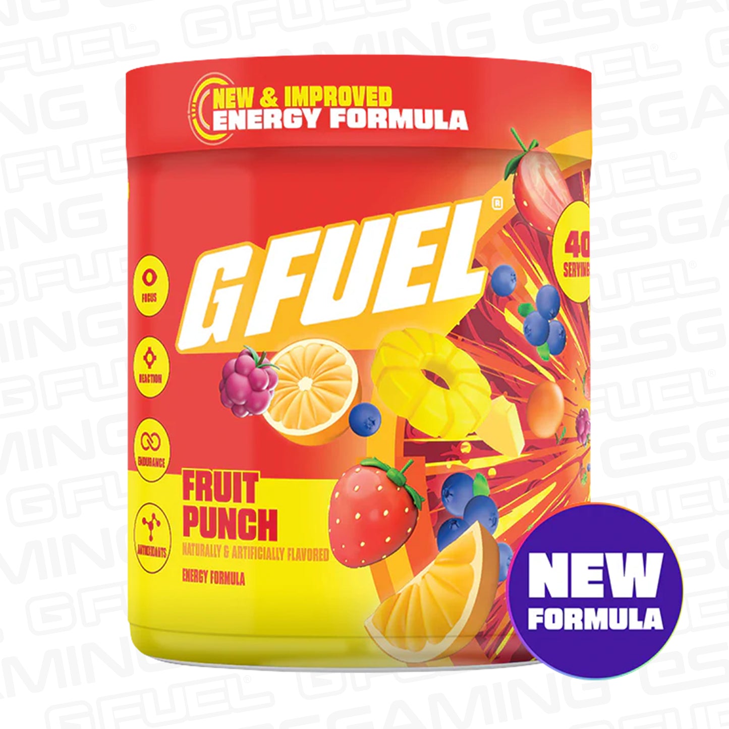 G Fuel Fruit Punch 2.0 Tub - 40 Serving