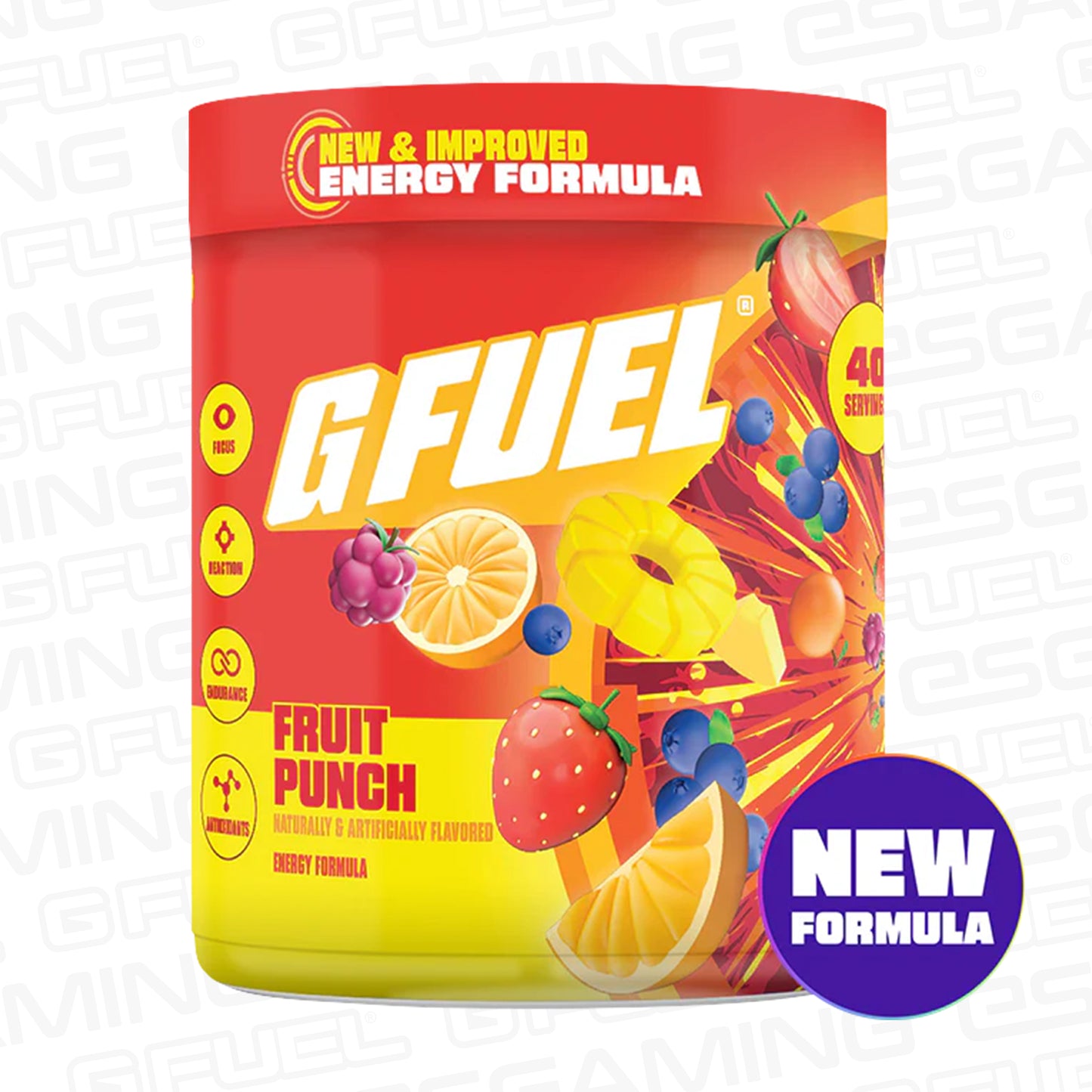 G Fuel Fruit Punch 2.0 Tub - 40 Servings