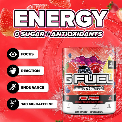 G Fuel Fruit Punch Tub - 40 Servings