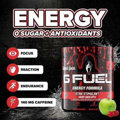 G Fuel Ghost Face Tub - 40 Servings