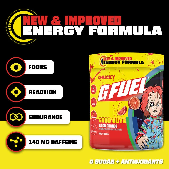 G Fuel Good Guys 2.0 Tub - 40 Servings - Chucky