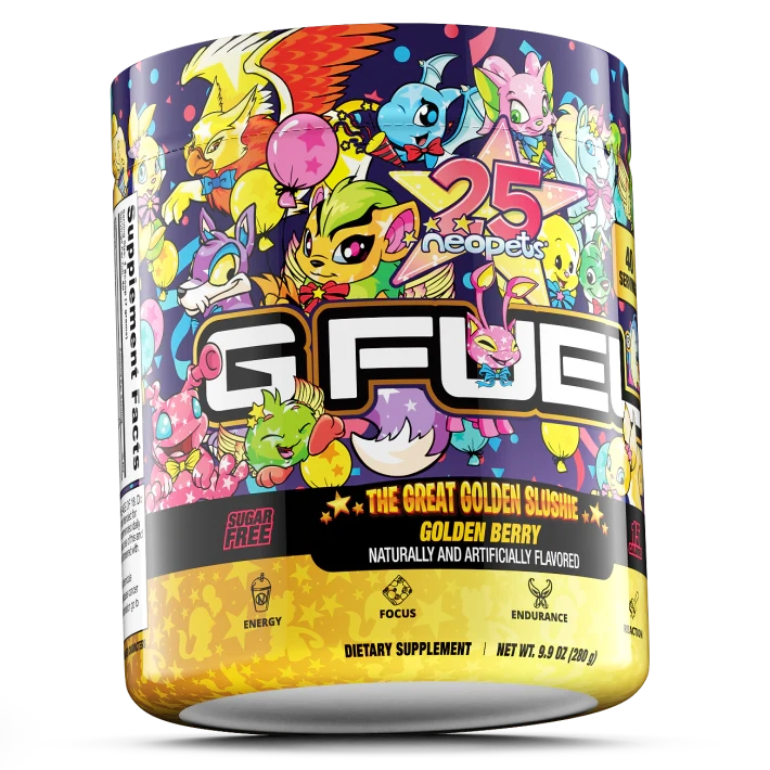 G Fuel The Great Golden Slushie Tub - 40 Servings - NeoPets