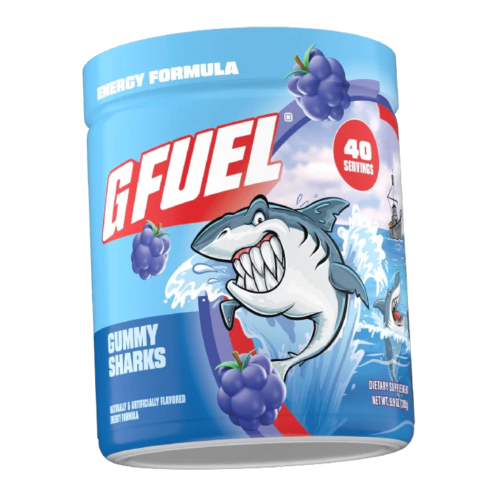G Fuel Gummy Sharks Tub - 40 Servings