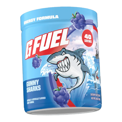 G Fuel Gummy Sharks Tub - 40 Servings
