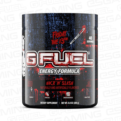 G Fuel Hack 'N' Slash Tub - 40 Servings - Friday The 13th