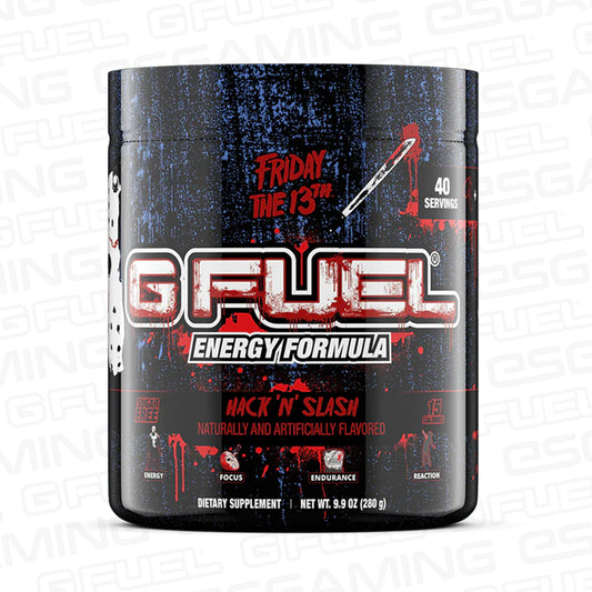 G Fuel Hack 'N' Slash Tub - 40 Servings - Friday The 13th