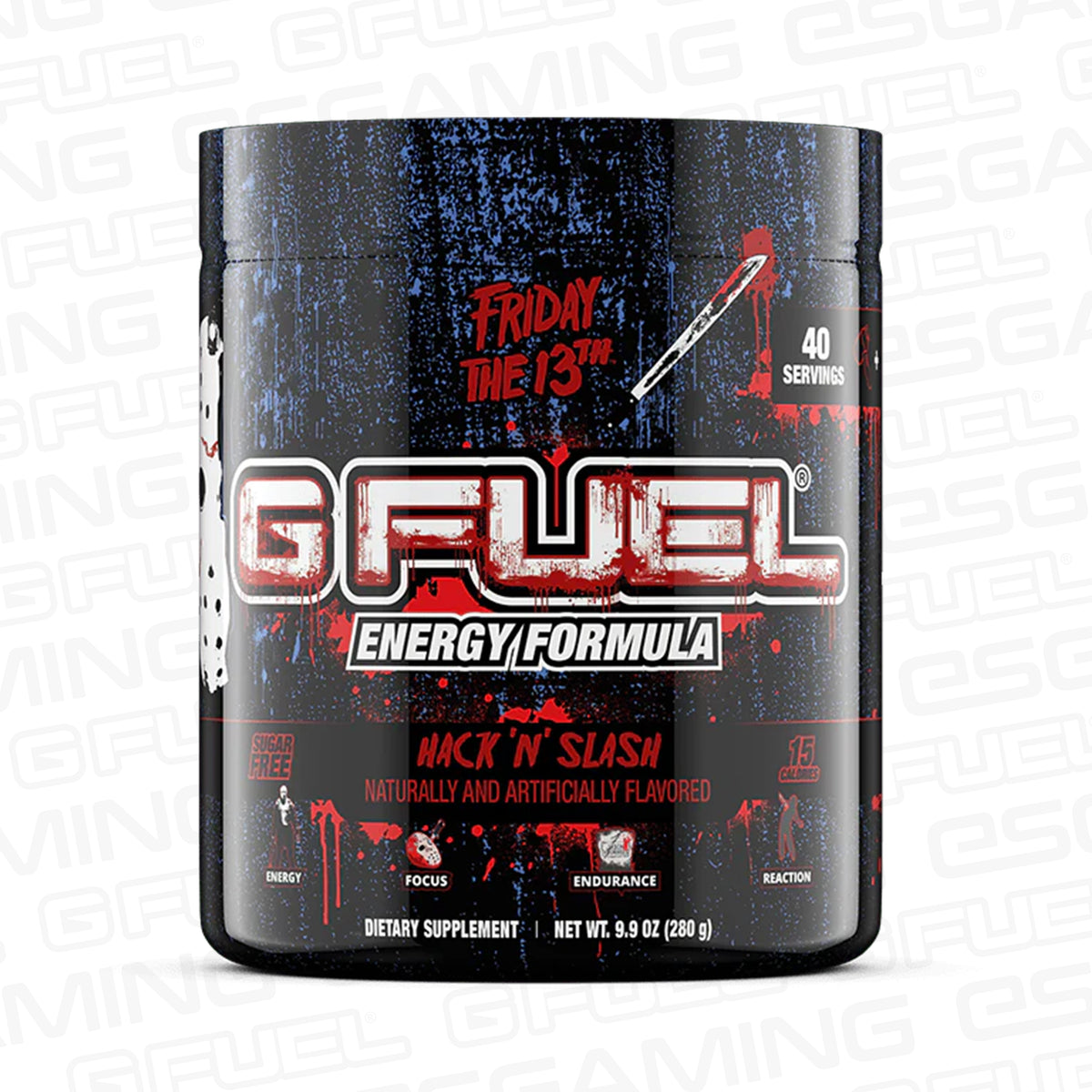 Hack Gas G Fuel Hack 'N' Slash Tub - 40 Servings - Energy Drink - UK - Friday ...