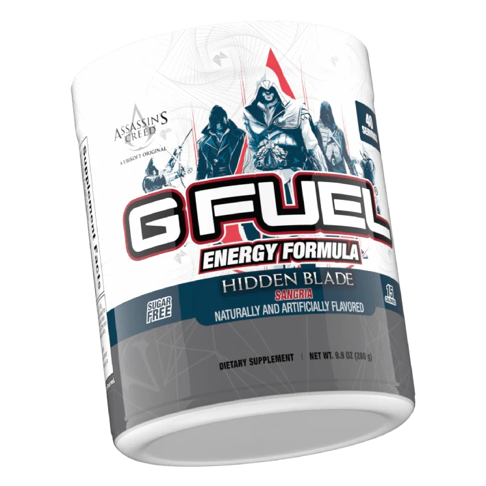 G Fuel Hidden Blade Tub - 40 Servings - Assassin's Creed