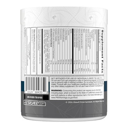 G Fuel Hidden Blade Tub - 40 Servings - Assassin's Creed