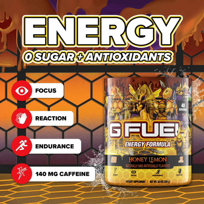 G Fuel Honey Lemon Tub - 40 Servings