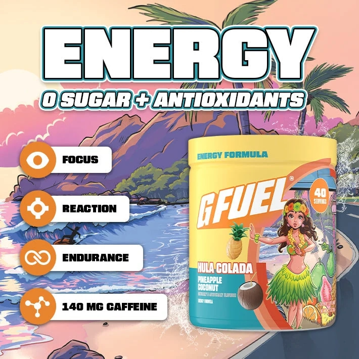 G Fuel Hula Colada Tub - 40 Servings