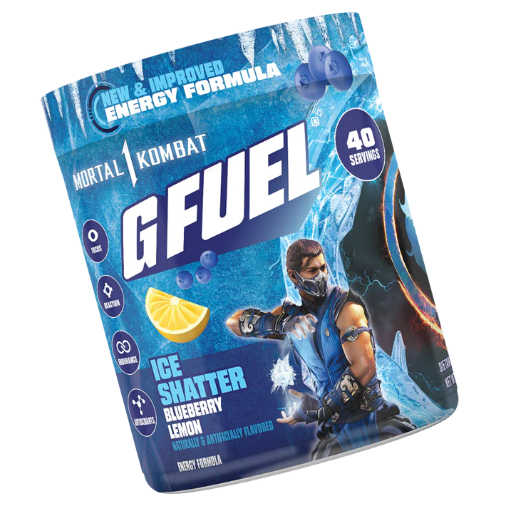 G Fuel Ice Shatter 2.0 Tub - 40 Servings - Mortal Kombat