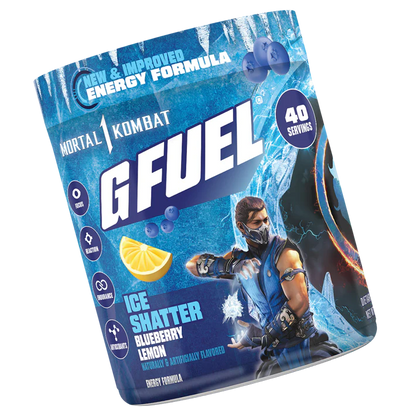 G Fuel Ice Shatter 2.0 Tub - 40 Servings - Mortal Kombat