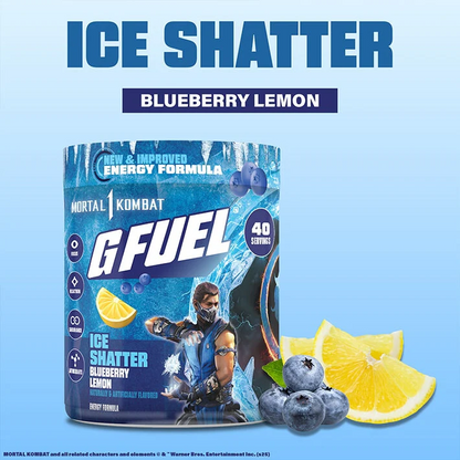 G Fuel Ice Shatter 2.0 Tub - 40 Servings - Mortal Kombat