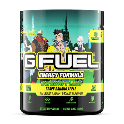 G Fuel Immuno Fluid Tub - 40 Servings - Cyberpunk Edgerunners