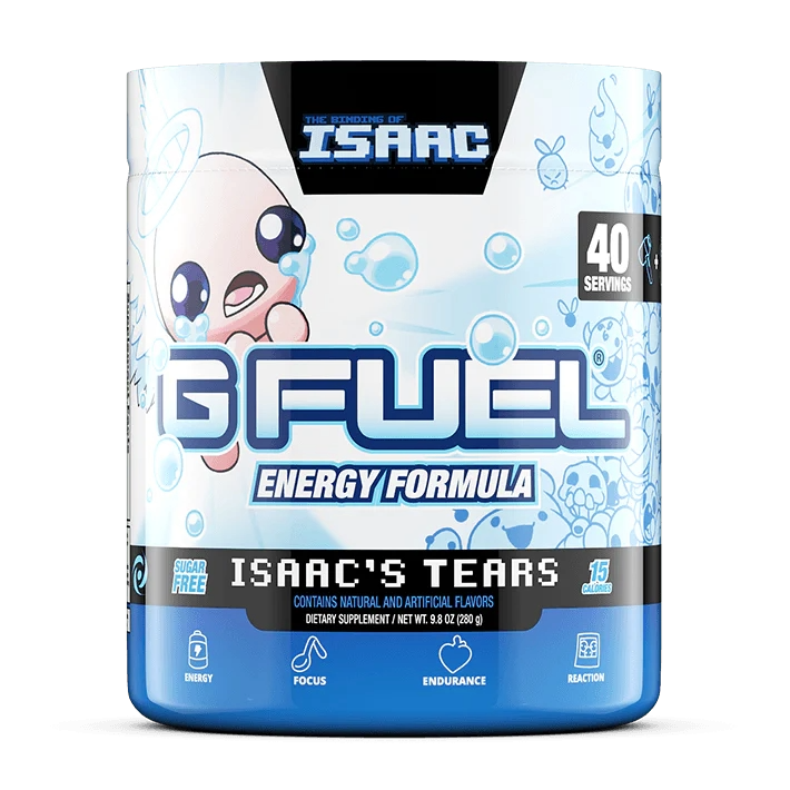G Fuel Isaac's Tears Tub - 40 Servings - The Binding Of Isaac