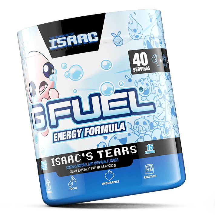 G Fuel Isaac's Tears Tub - 40 Servings - The Binding Of Isaac
