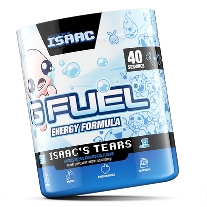 G Fuel Isaac's Tears Tub - 40 Servings - The Binding Of Isaac