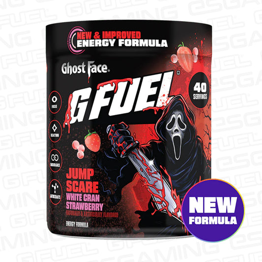 G Fuel Jump Scare 2.0 Tub - 40 Servings - Ghost Face