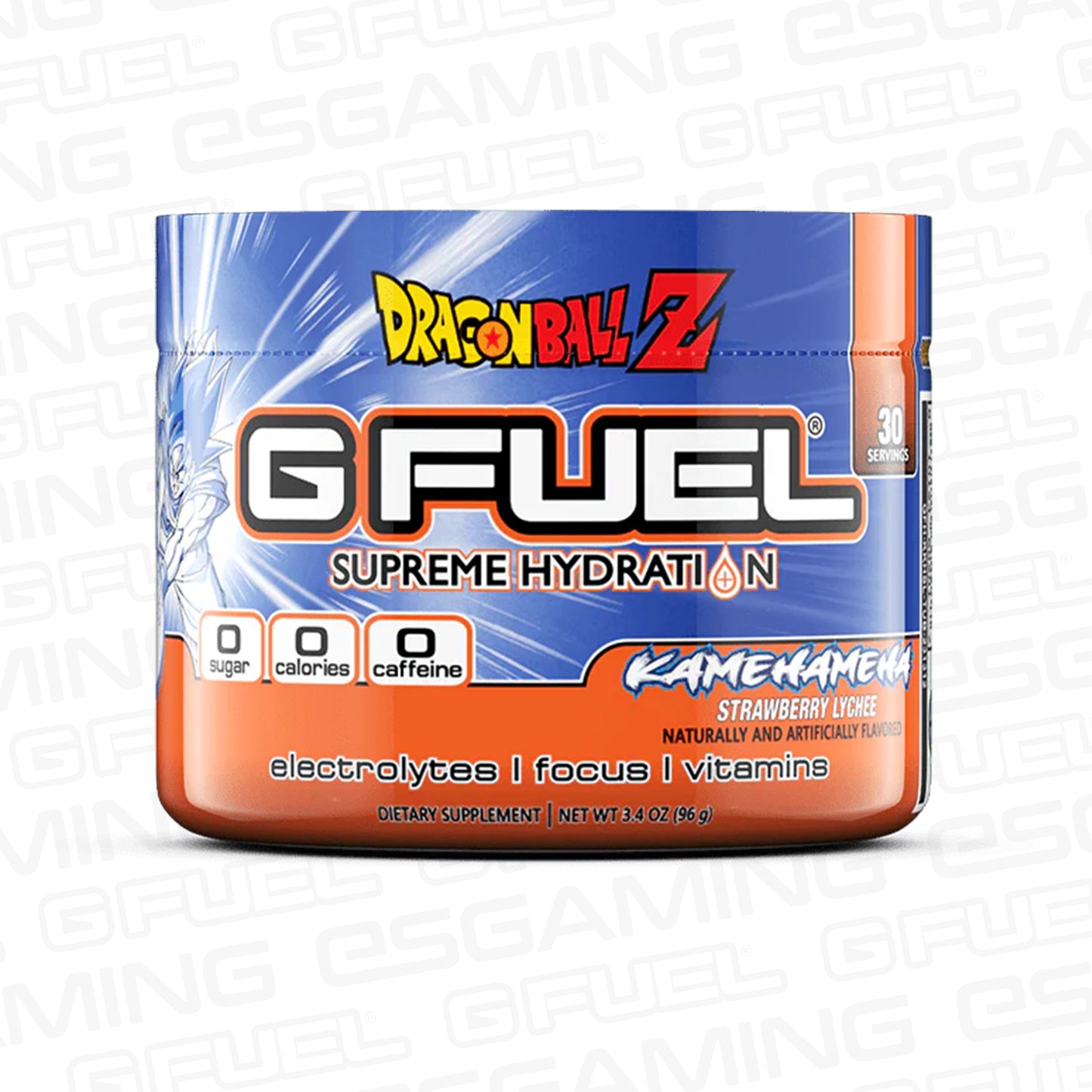 G Fuel Kamehameha Supreme Hydration - 30 Servings - Dragon Ball Z