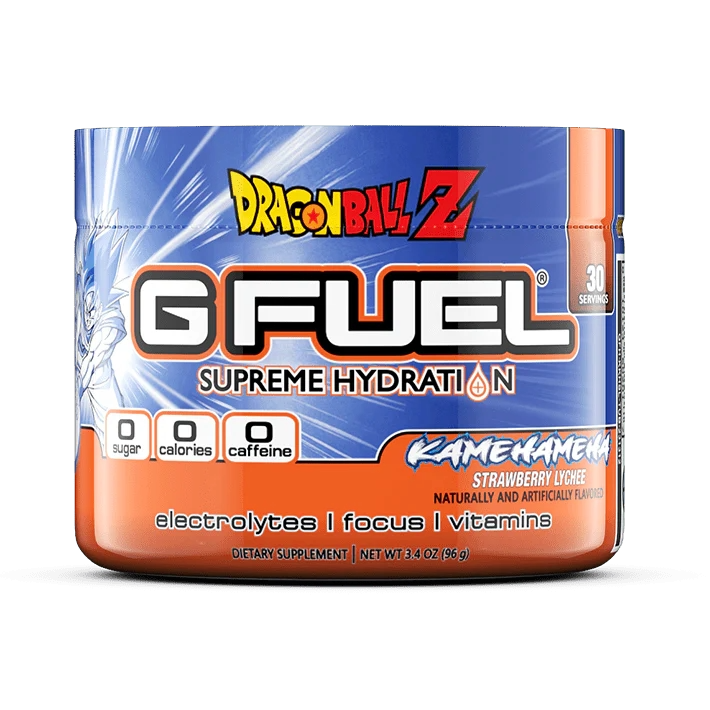 G Fuel Kamehameha Supreme Hydration - 30 Servings - Dragon Ball Z