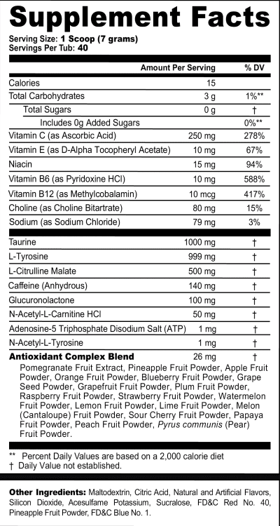 G Fuel Las Plagas Tub - 40 Servings - Resident Evil