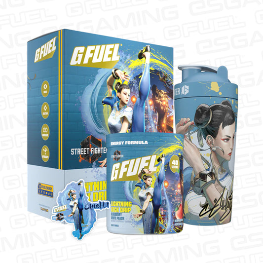 G Fuel Lightning Kick Drip Collector Box - Street Fighter
