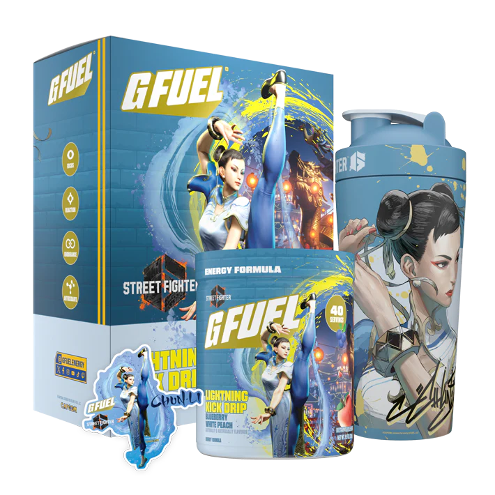 G Fuel Lightning Kick Drip Collector Box - Street Fighter