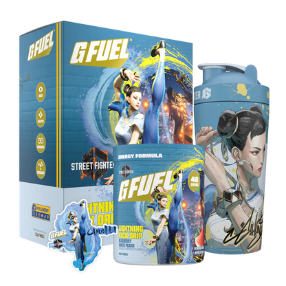 G Fuel Lightning Kick Drip Collector Box - Street Fighter